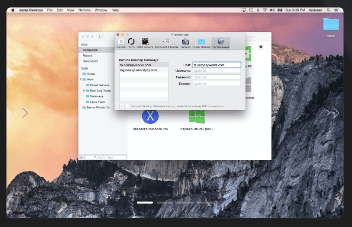 Jump Desktop (RDP, VNC, Fluid) v9.1.21 macOS 1