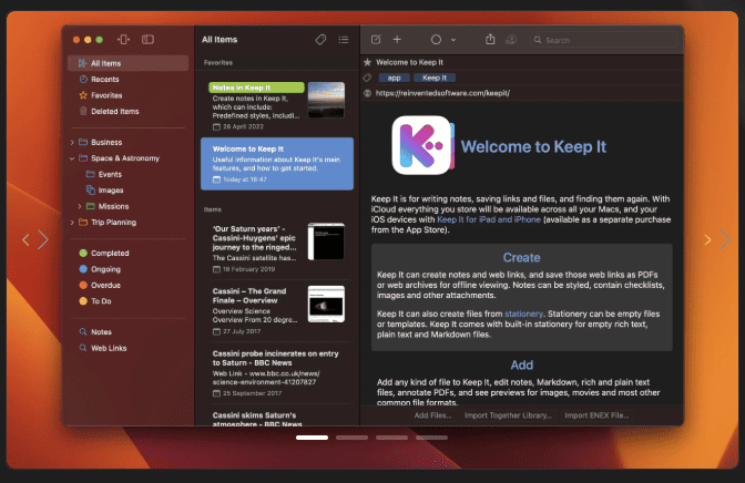 Keep It v2.7.2 macOS 1