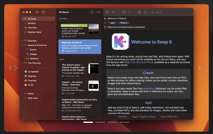 Keep It v2.7.3 macOS 1