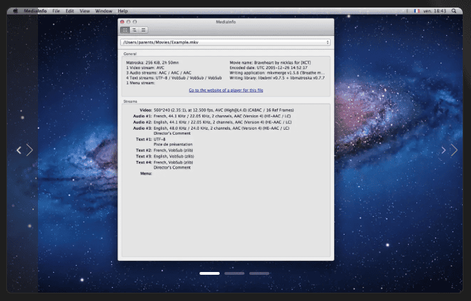 MediaInfo v25.09 macOS 1