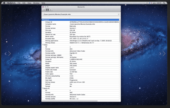 MediaInfo v25.09 macOS 2