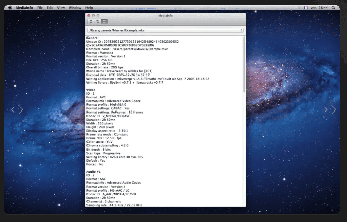 MediaInfo v25.09 macOS 3