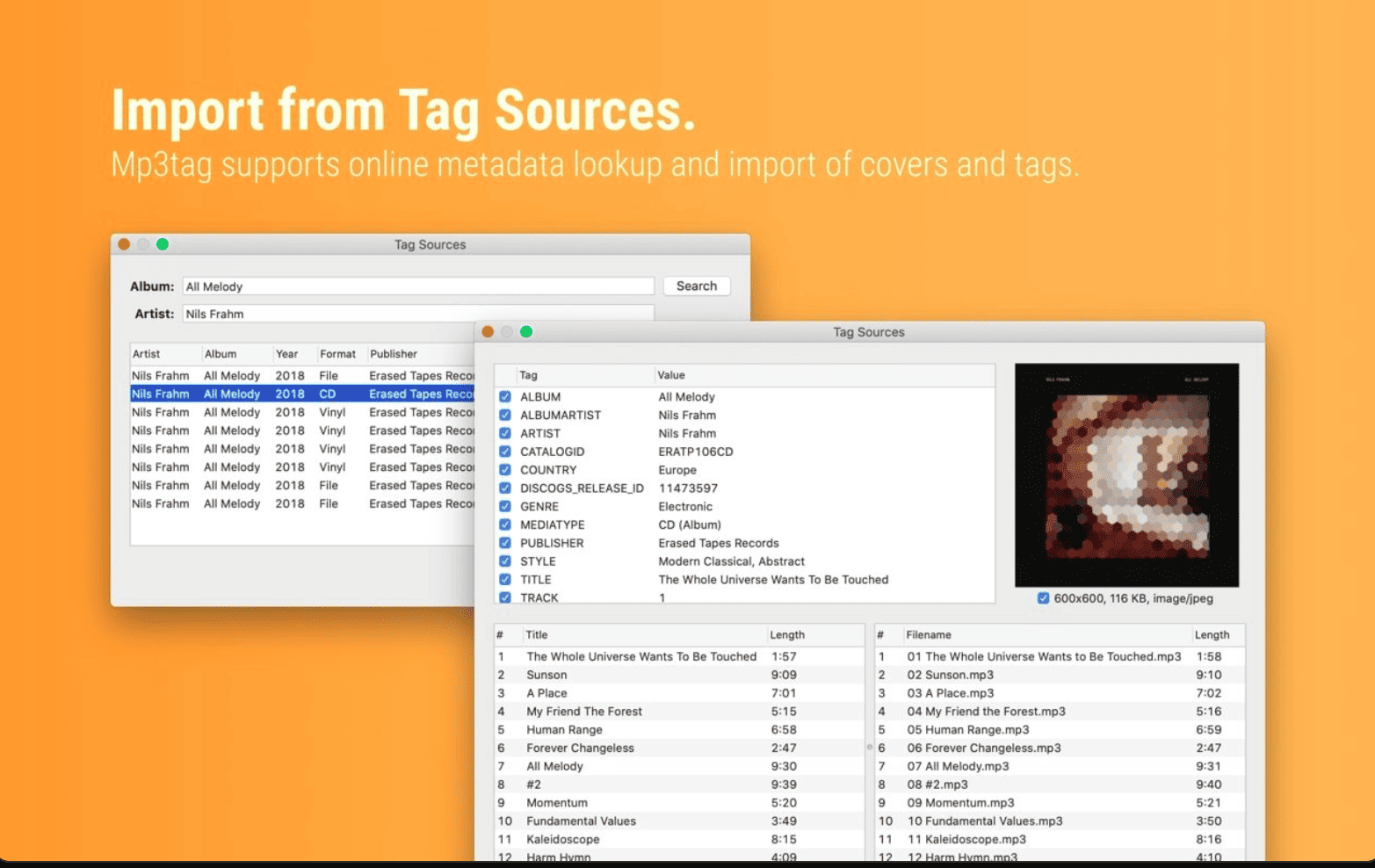 Mp3tag 1.9.10 macOS