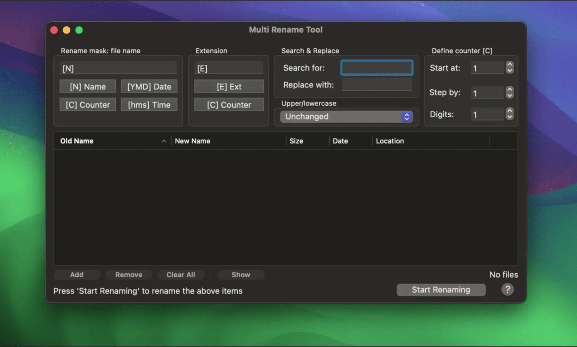 Multi Rename Tool v2.5.2 macOS