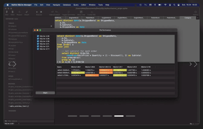 Native SQLite Manager v1.31 macOS 5
