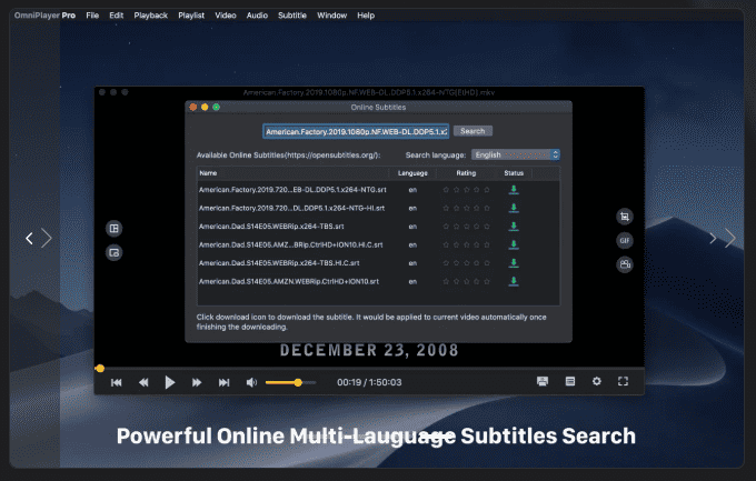 OmniPlayer MKV Video Player v2.1.13 macOS 4