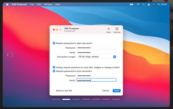 PDF Protector v1.6 macOS 2