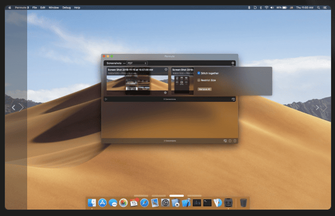 Permute v3.14.0 macOS 3