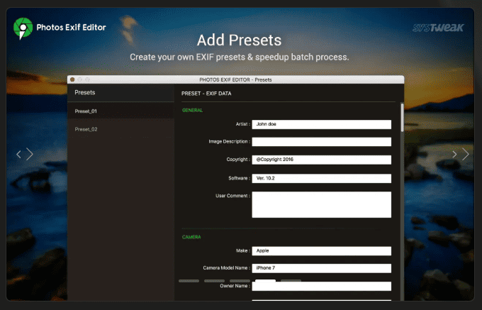 Photos Exif Editor v5.0 macOS 4