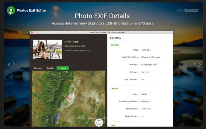 Photos Exif Editor v5.0 macOS 5