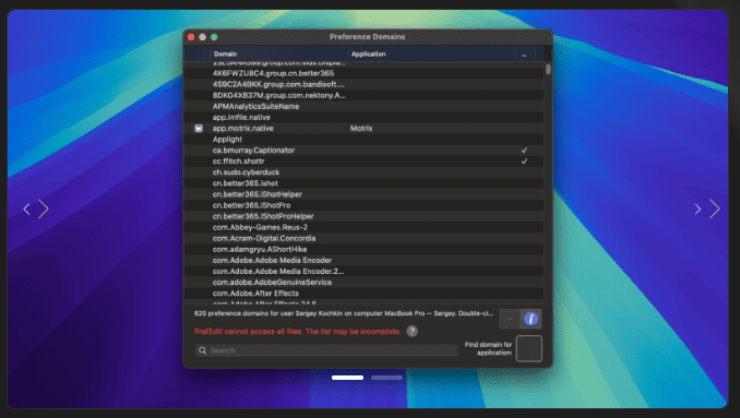 PrefEdit v5.7 macOS 1