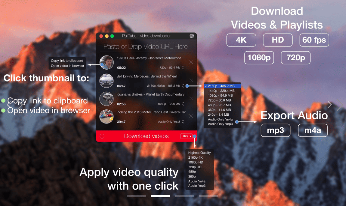 PullTube v1.8.6.9 macOS