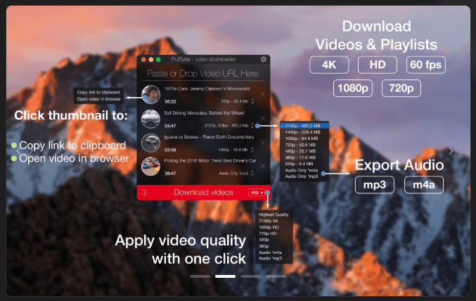 PullTube v1.8.6.8 macOS 2