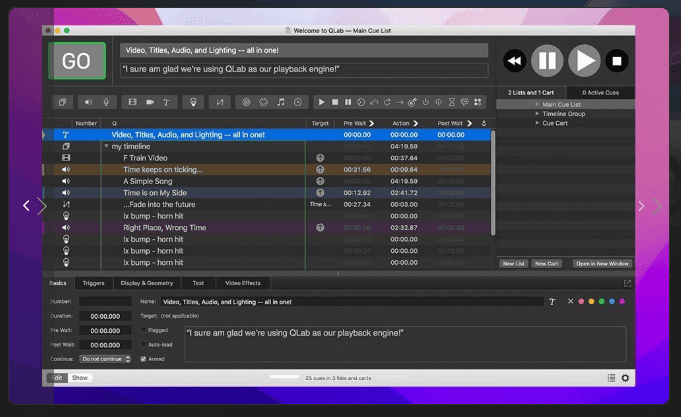 QLab Pro v5.5.5 macOS 1