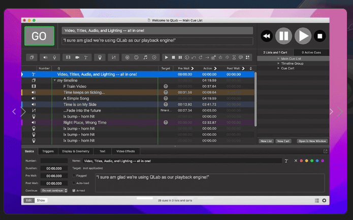 QLab Pro v5.5.6 macOS 1