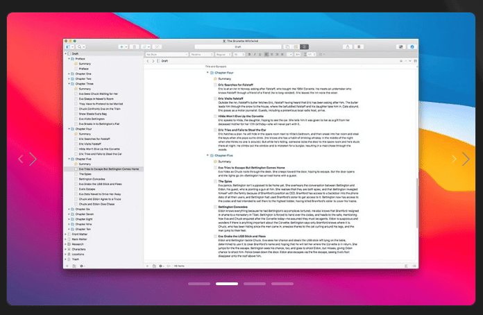 Scrivener v3.5.0 macOS 2