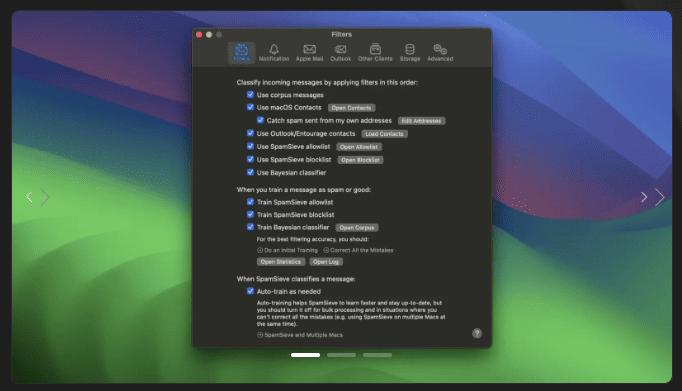 SpamSieve v3.2 macOS 1