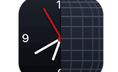 The Clock v4.9.9 macOS logo