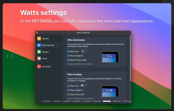 Watts v3.1.1 macOS 6