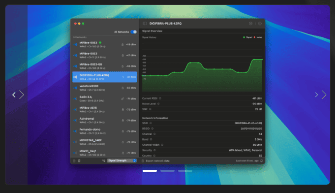 WiFiRadar Pro 5.4.1 macOS