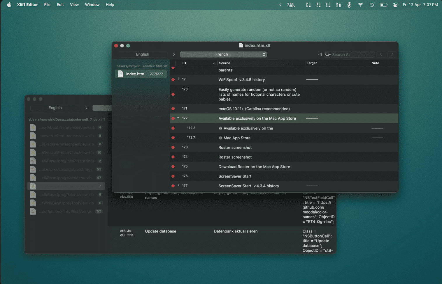 Xliff Editor v3.0 macOS