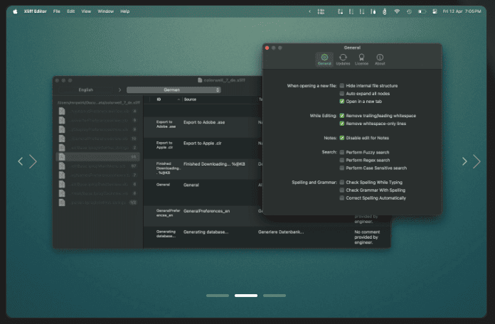 Xliff Editor v3.0 macOS 2