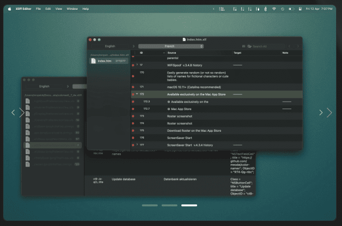 Xliff Editor v3.0 macOS 3