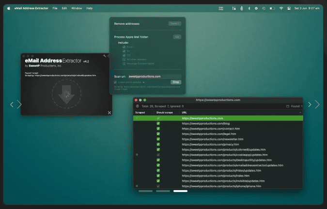 eMail Address Extractor v6.1.0 macOS 3
