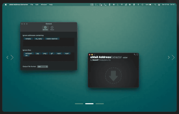 eMail Address Extractor v6.1.1 macOS 2
