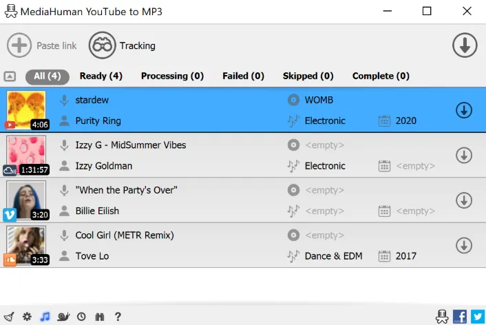 MediaHuman YouTube To MP3 Converter