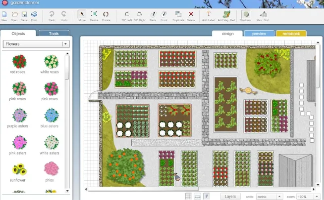 Artifact Interactive Garden Planner