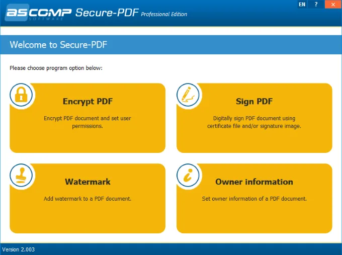 Secure-PDF Pro