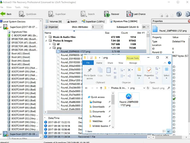 Active File Recovery