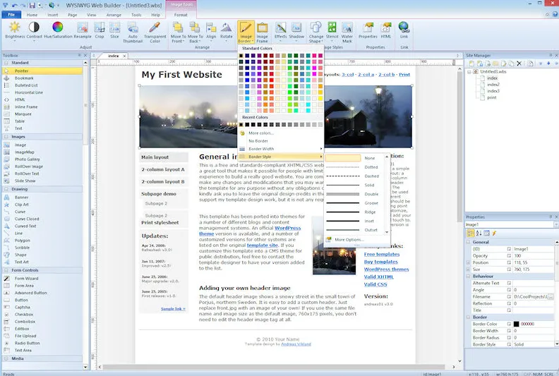 WYSIWYG Web Builder