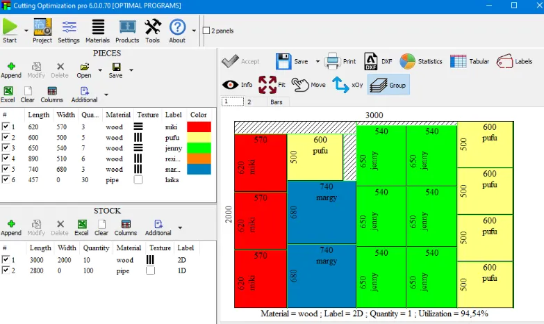 Cutting Optimization Pro