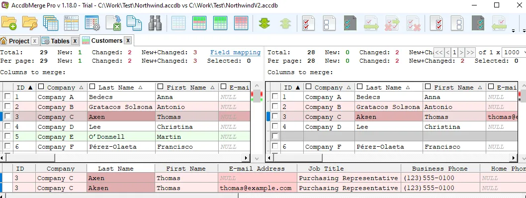 AccdbMerge