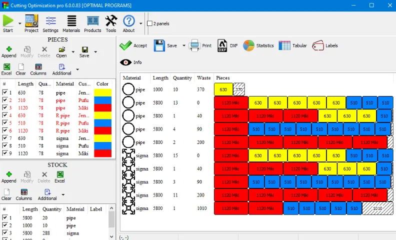 Cutting Optimization Pro