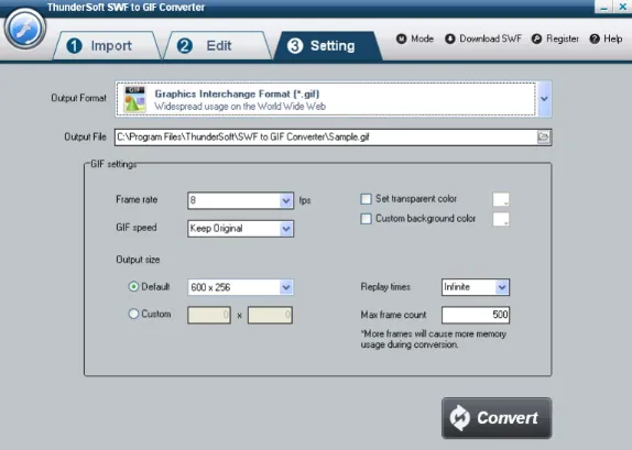 ThunderSoft GIF Converter