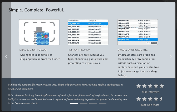A Better Finder Rename v12.17 macOS