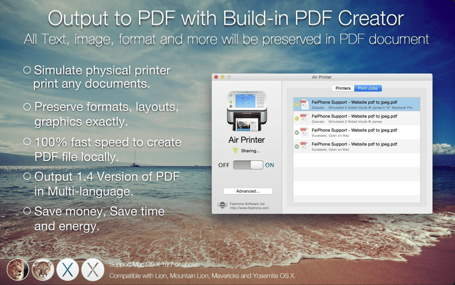 Air Printer - Printer Server v6.6.8 macOS