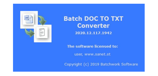 Batch DOC to TXT Converter v2025.17.1105.2429