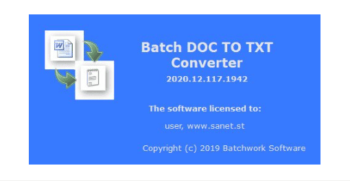 Batch DOC to TXT Converter v2025.17.1105.2429