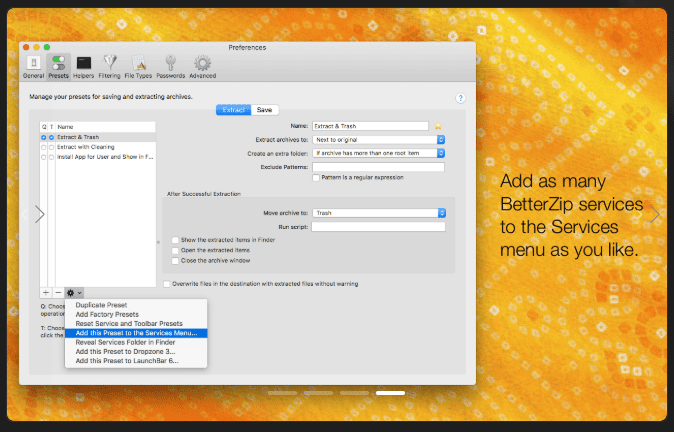 BetterZip v5.4.0 macOS 4