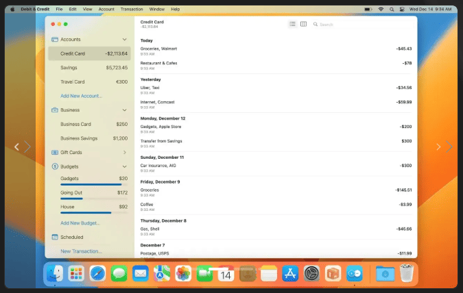 Debit & Credit Premium v7.5.0 macOS 2