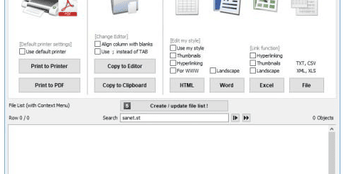 Directory List and Print Pro v4.36 logo