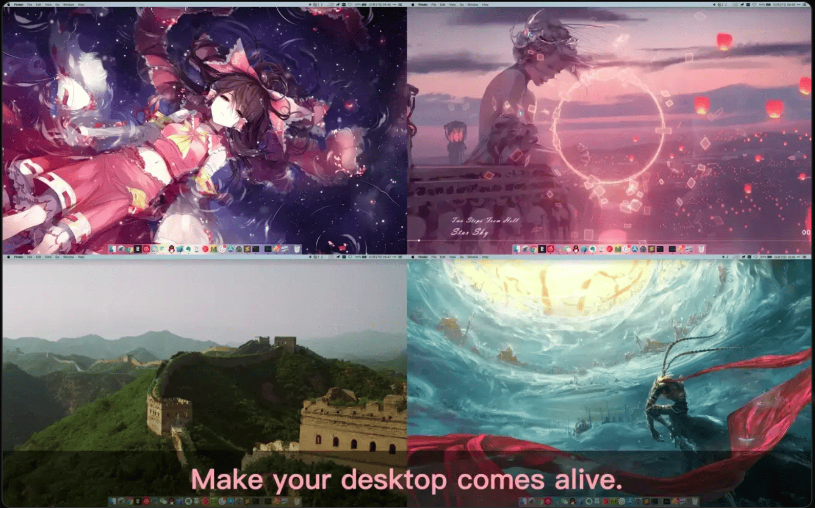 Dynamic Wallpaper Enginer v24.7 macOS 2025