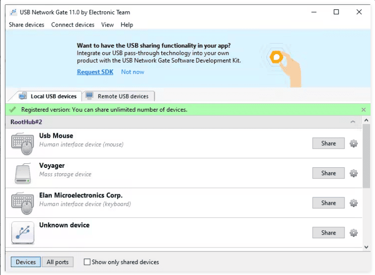 Eltima USB Network Gate v11.0.2736 Multilingual