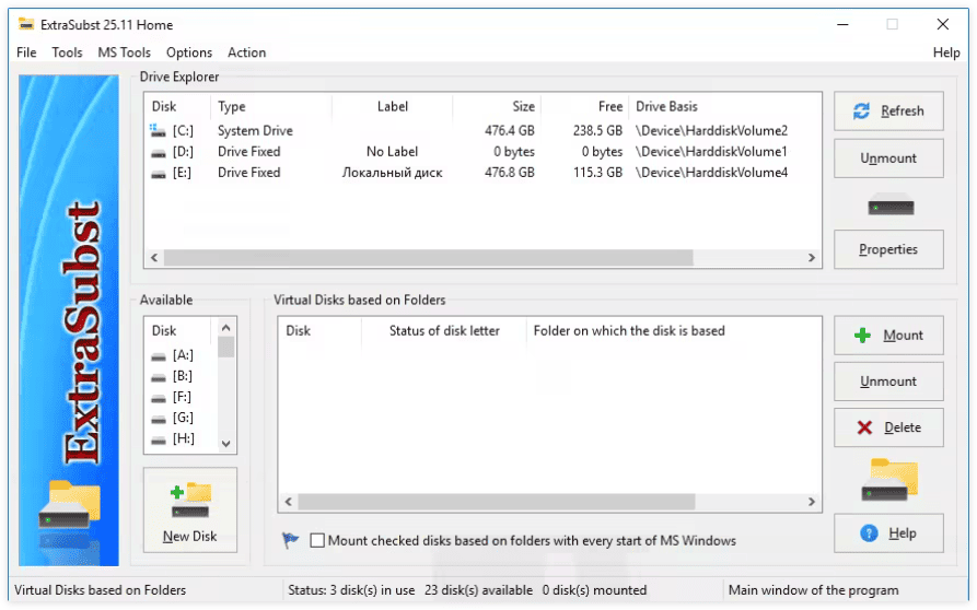 ExtraSubst Home v25.11.1 Multilingual