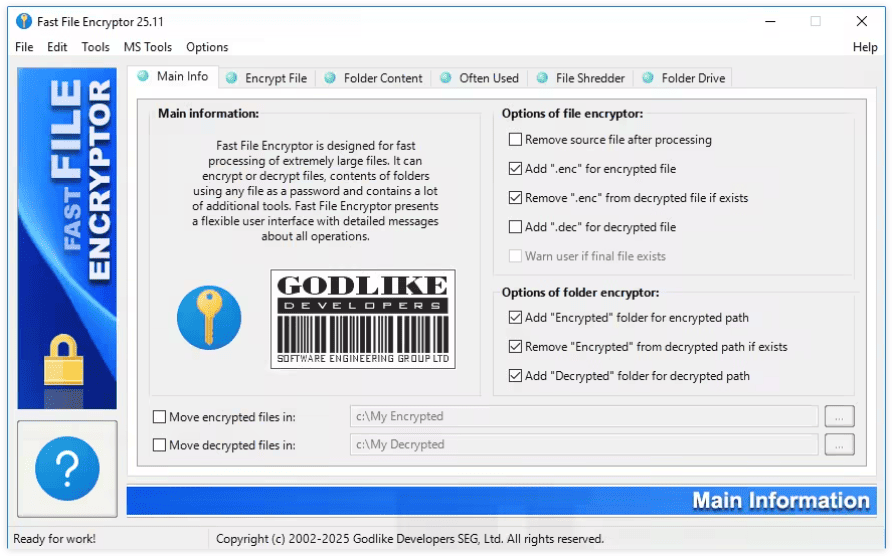 Fast File Encryptor v25.11.1 Multilingual