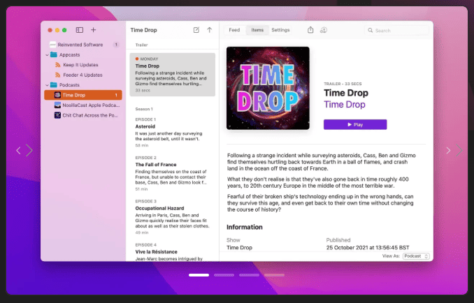Feeder v4.8.0 macOS 1